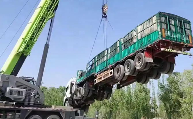 企石镇道路脱困救援案例